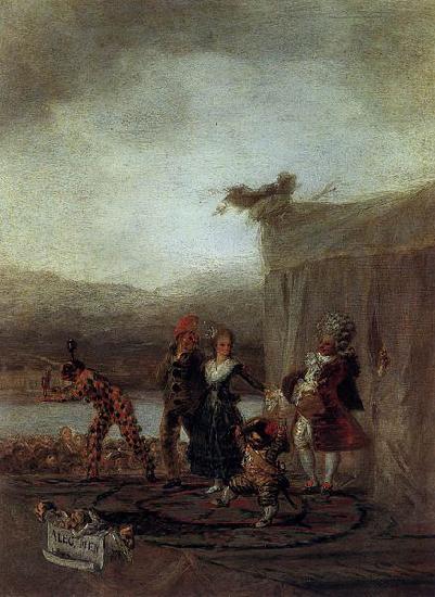 Francisco de Goya The Strolling Players oil painting picture